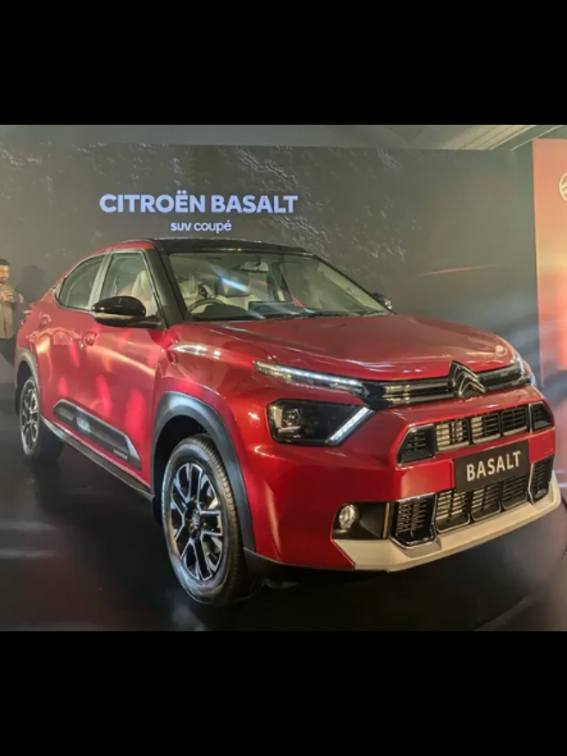 Citroen Basalt SUV Coupe Launched in India : In Pictures